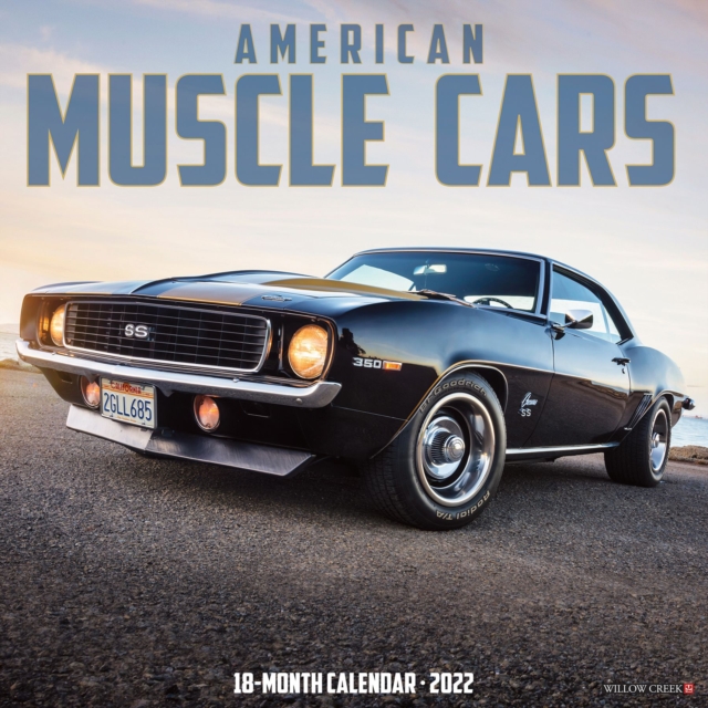 American Muscle Cars 2022 Wall Calendar, Calendar Book