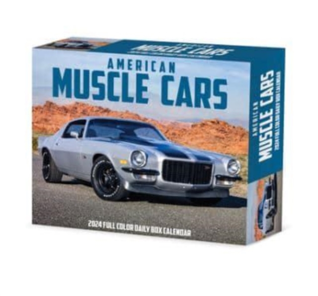 American Muscle Cars 2024 6.2 X 5.4 Box Calendar, Calendar Book