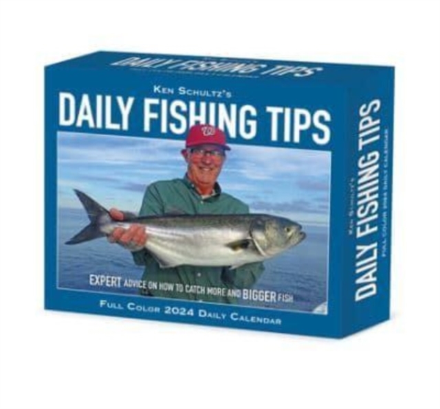 Ken Schultz's Daily Fishing Tips 2024 6.2 X 5.4 Box Calendar, Calendar Book