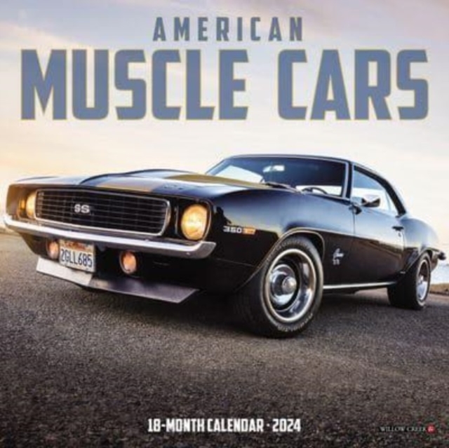 American Muscle Cars 2024 7 X 7 Mini Wall Calendar, Calendar Book