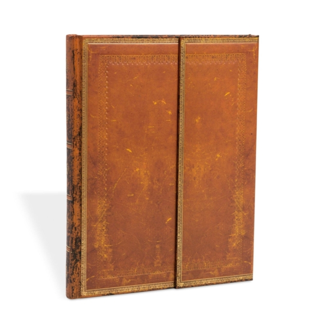 Handtooled Lined Hardcover Journal, Hardback Book
