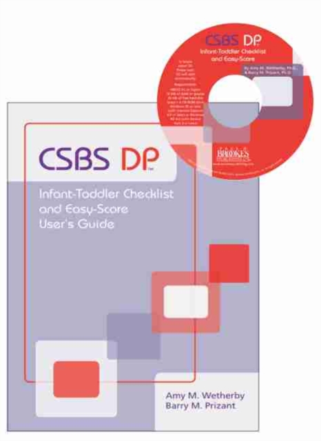 CSBS DP™ Infant-Toddler Checklist and Easy-Score : Communication and Symbolic Behavior Scales Developmental Profile (CSBS DP™), CD-ROM Book