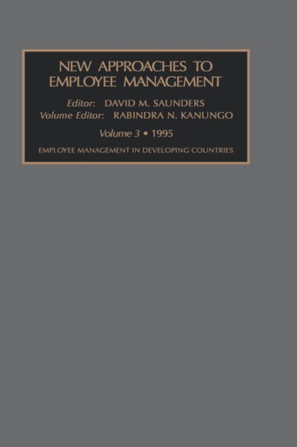 New Approaches to Employee Management : v. 3, Hardback Book