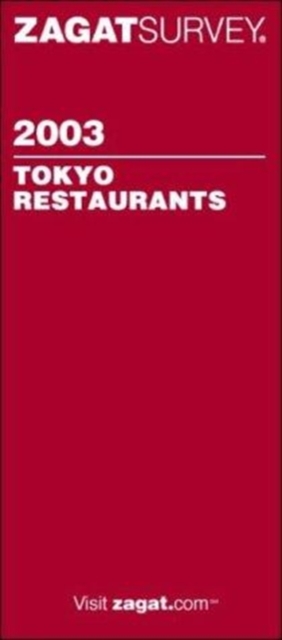 Tokyo Restaurants 2003, Paperback Book