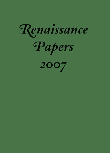 Renaissance Papers 2007, PDF eBook