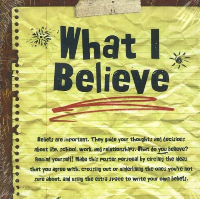 What I Believe Poster (Pack of 20), Poster Book
