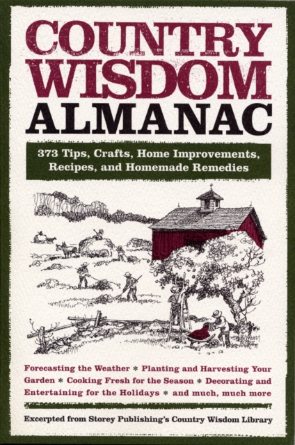 Country Wisdom Almanac : 373 Tips, Crafts, Home Improvements, Recipes, and Homemade Remedies, Paperback / softback Book