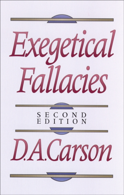 Exegetical Fallacies, EPUB eBook