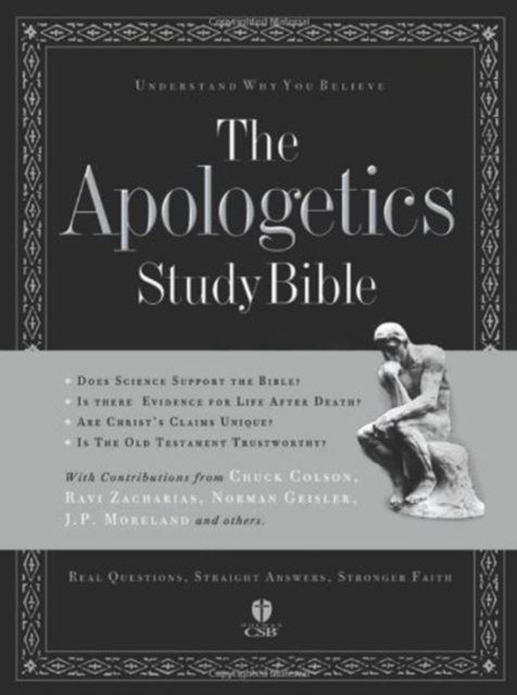 Apologetics Study Bible-HCSB, Leather / fine binding Book