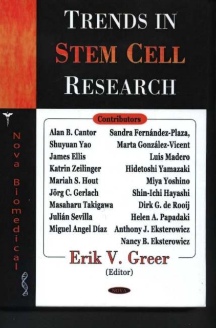 Trends in Stem Cell Research, Hardback Book