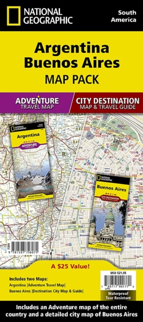 Argentina, Buenos Aires, Map Pack Bundle : Travel Maps International Adventure/Destination Map, Sheet map, folded Book