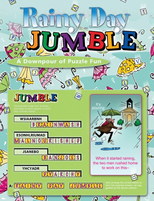 Rainy Day Jumble® : A Downpour of Puzzle Fun, Paperback / softback Book