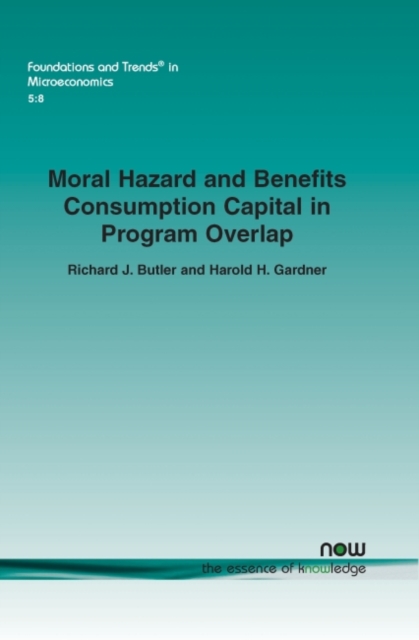 Moral Hazard and Benefits Consumption Capital in Program Overlap : The Case of Workers' Compensation, Paperback / softback Book