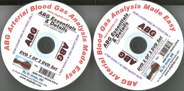 ABG -- Arterial Blood Gas Analysis Made Easy - 2 DVD Set (PAL Format), DVD Audio Book