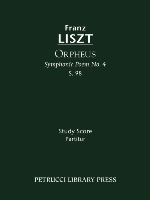 Orpheus, S.98 : Study score, Paperback / softback Book