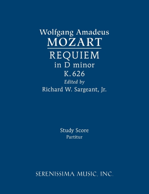 Requiem in D Minor, K.626 : Study Score, Paperback / softback Book