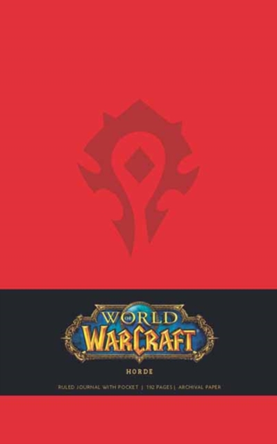 World of Warcraft Horde Hardcover Ruled Journal (Large), Hardback Book