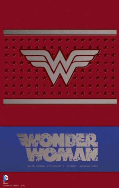Wonder Woman Hardcover Ruled Journal, Hardback Book