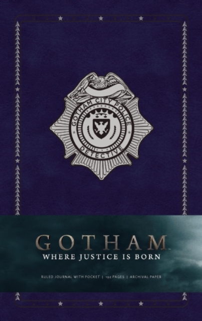 Gotham Hardcover Ruled Journal, Hardback Book