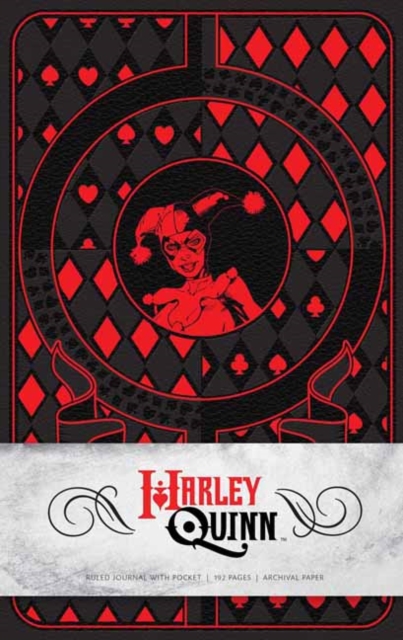 Harley Quinn Hardcover Ruled Journal, Hardback Book