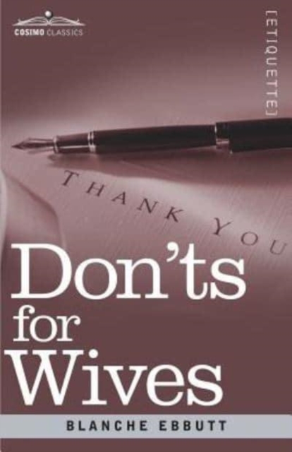 Don'ts for Wives, Paperback / softback Book