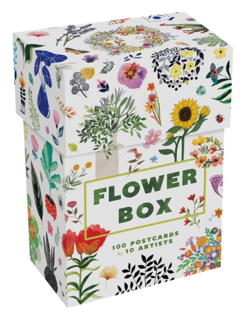 Flower Box Postcards : 100 Postcards by 10 artists, Postcard book or pack Book