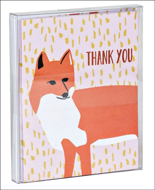 Foxy Thank You Notecard Set, Cards Book