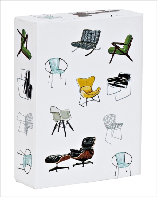 Mid-Century Modern Chairs Playing Cards, Cards Book