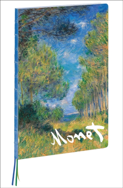 Pine Tree Path, Claude Monet A4 Notebook, Notebook / blank book Book