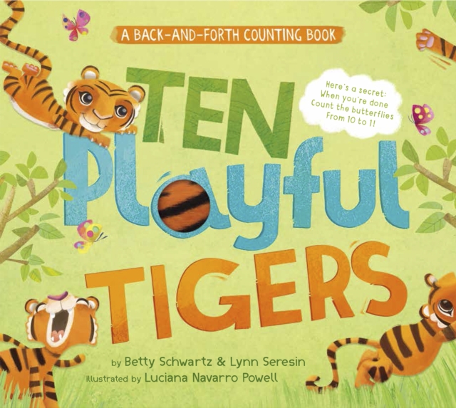 Ten Playful Tigers: A Back-and-Forth Counting Book, Board book Book