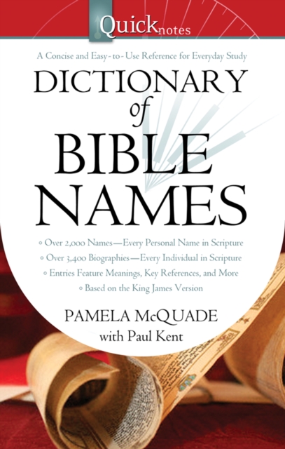QuickNotes Dictionary of Bible Names, EPUB eBook