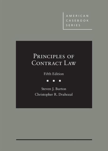 Principles of Contract Law, Hardback Book
