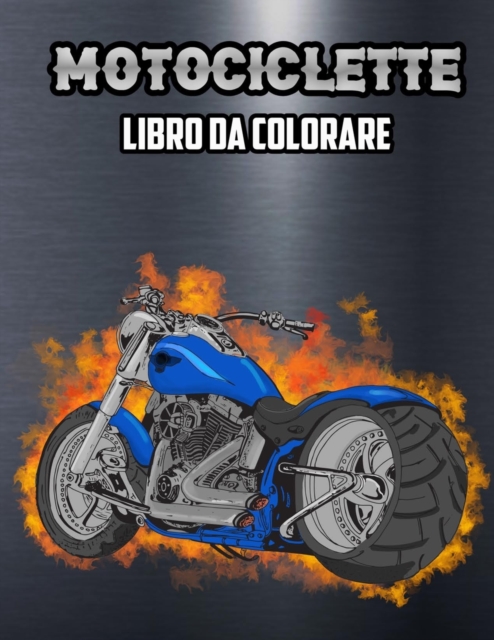 Motociclette Libro da Colorare, Paperback / softback Book
