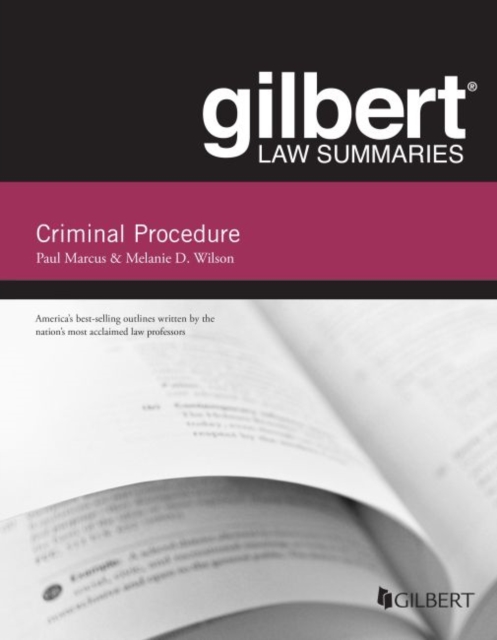 Gilbert Law Summary on Criminal Procedure, Paperback / softback Book