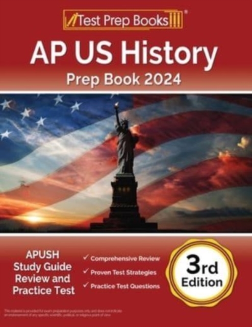 AP US History Prep Book 2024 : APUSH Study Guide Review and Practice Test [3rd Edition], Paperback / softback Book