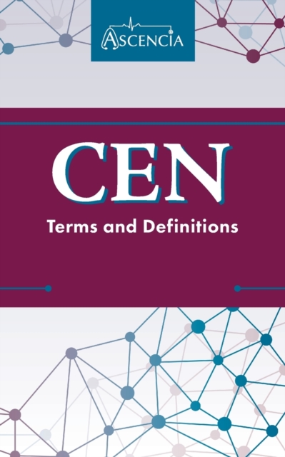 CEN Terms and Definitions, Paperback / softback Book