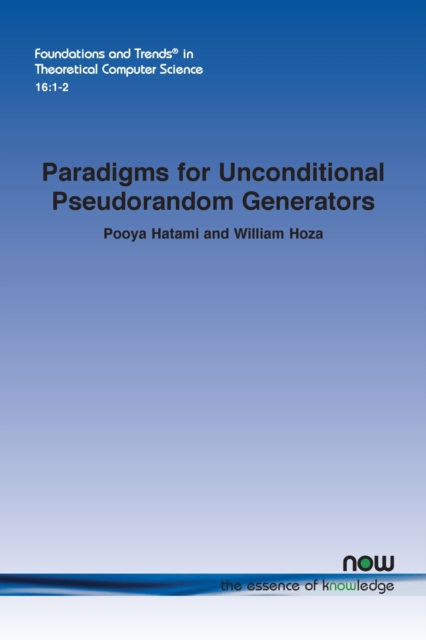 Paradigms for Unconditional Pseudorandom Generators, Paperback / softback Book