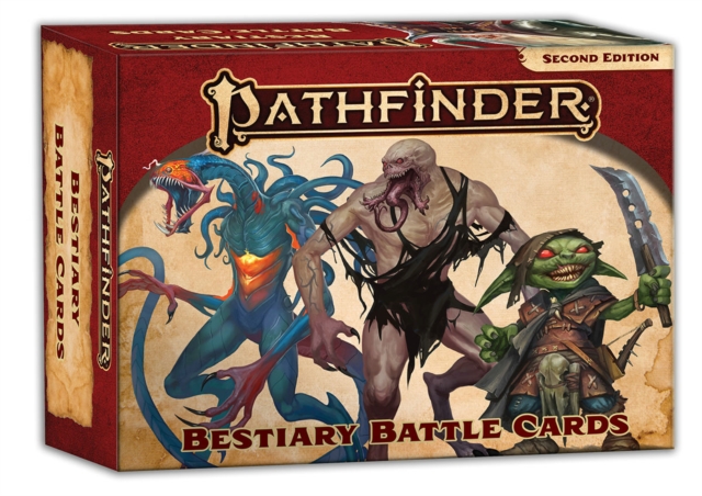 Pathfinder Bestiary Battle Cards (P2), Game Book