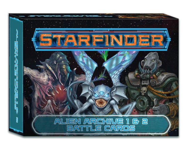 Starfinder Alien Archive 1 & 2 Battle Cards, Game Book