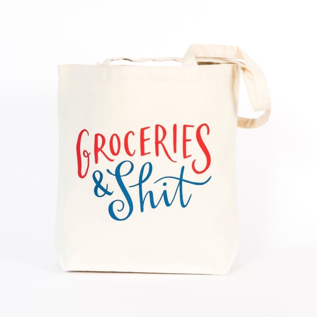 Em & Friends Groceries & Shit Tote Bag, Tote bag Book