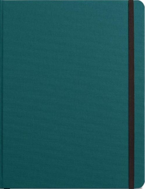 Shinola Journal, HardLinen, Plain, Dark Teal (7x9), Hardback Book