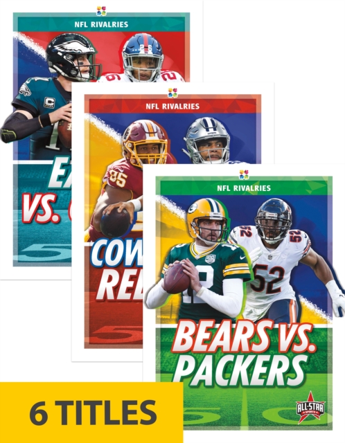 NFL Rivalries (Set of 6), Paperback / softback Book