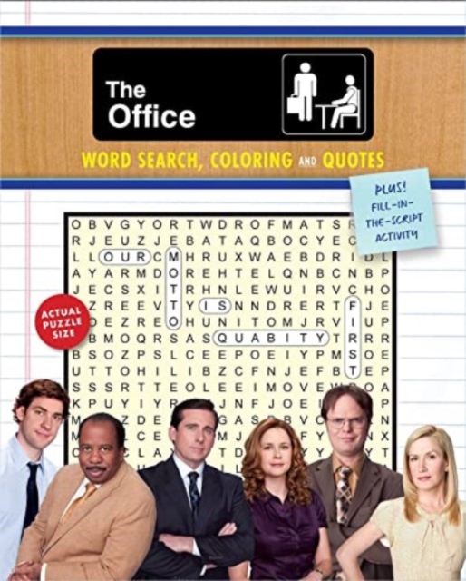 The Office Word Search, Coloring and Quotes : Plus Fill-in-the-Script Activity, Paperback / softback Book