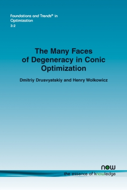 The Many Faces of Degeneracy in Conic Optimization, Paperback / softback Book