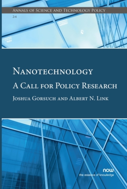 Nanotechnology : A Call for Policy Research, Paperback / softback Book