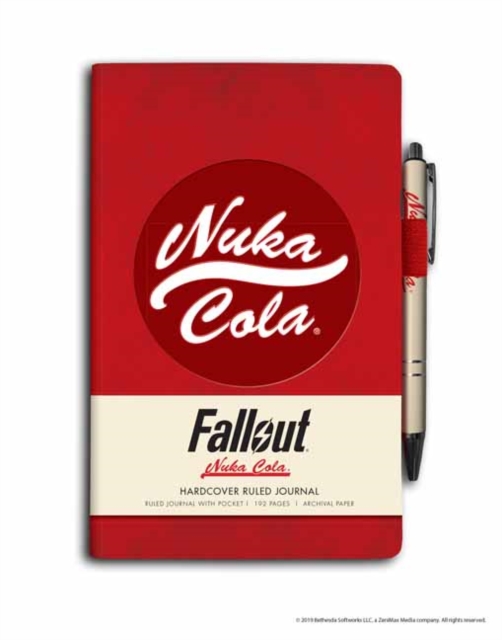 Fallout Hardcover Ruled Journal (With Pen), Hardback Book