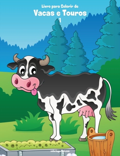 Livro para Colorir de Vacas e Touros 1, Paperback / softback Book