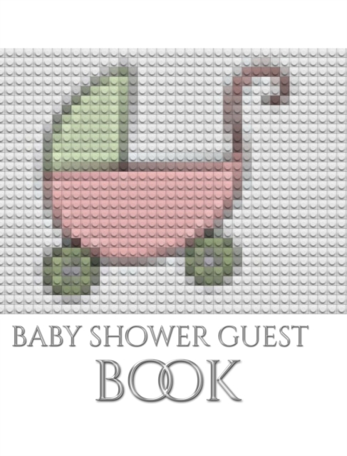 Baby Shower themed stroller blank page Guest Book : Baby Shower Guest Book, Hardback Book