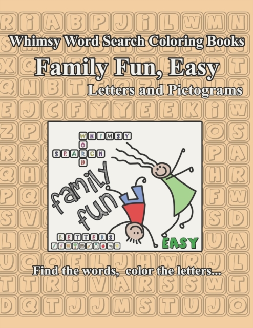 Whimsy Word Search, Family Fun, Easy, Letters and Pictograms, Paperback / softback Book