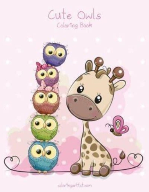 Cute Owls Coloring Book 1, Paperback / softback Book